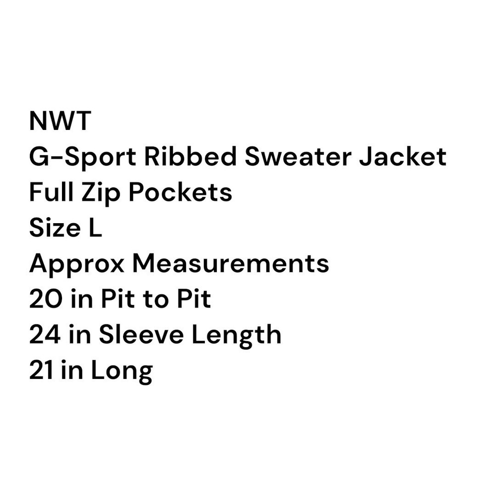 GAP Sport Womens L Sweater Jacket NWT Purple Gray Cotton Full Zip Pockets Y2K - Picture 8 of 11